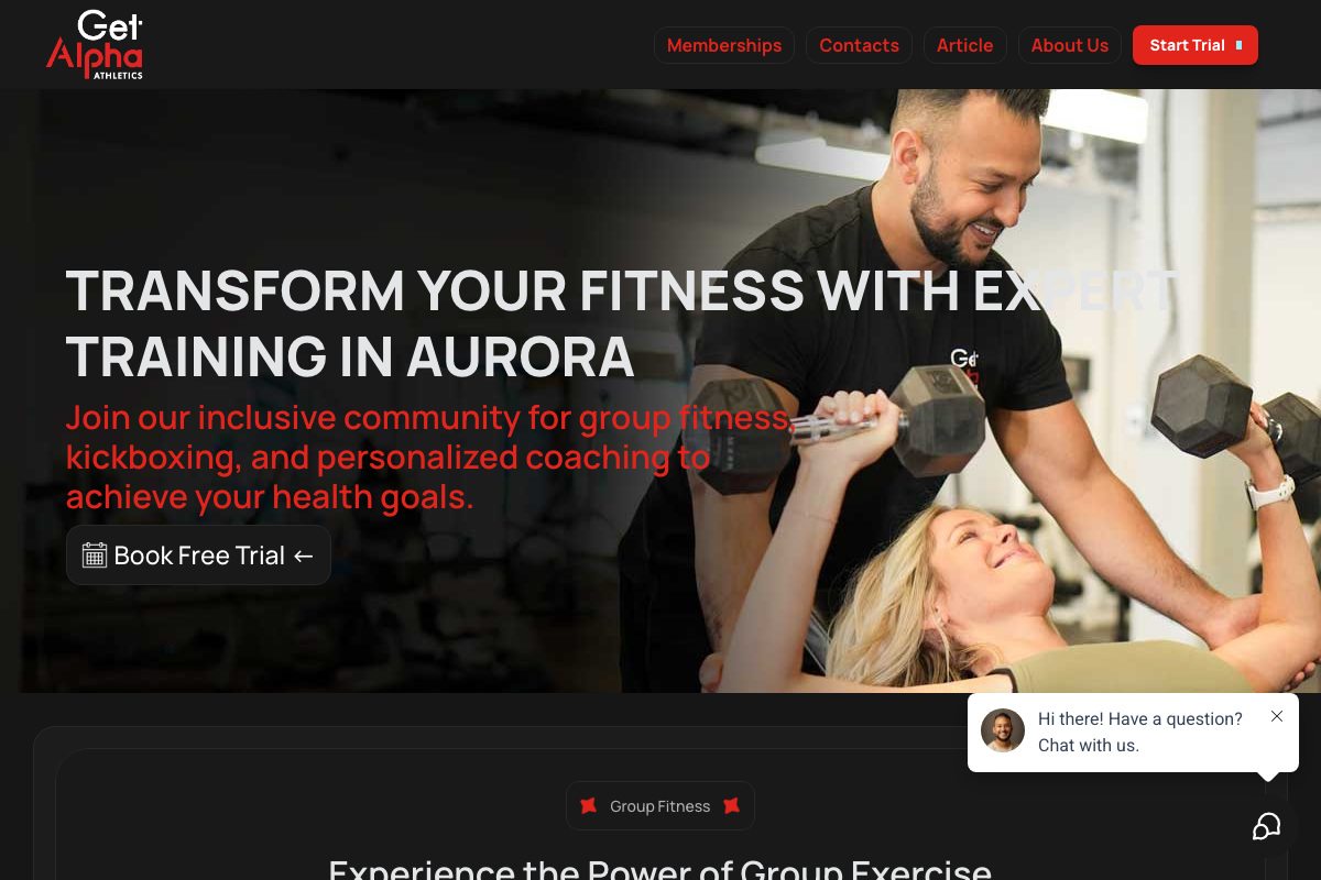 Get Alpha Fit (Original) website screenshot
